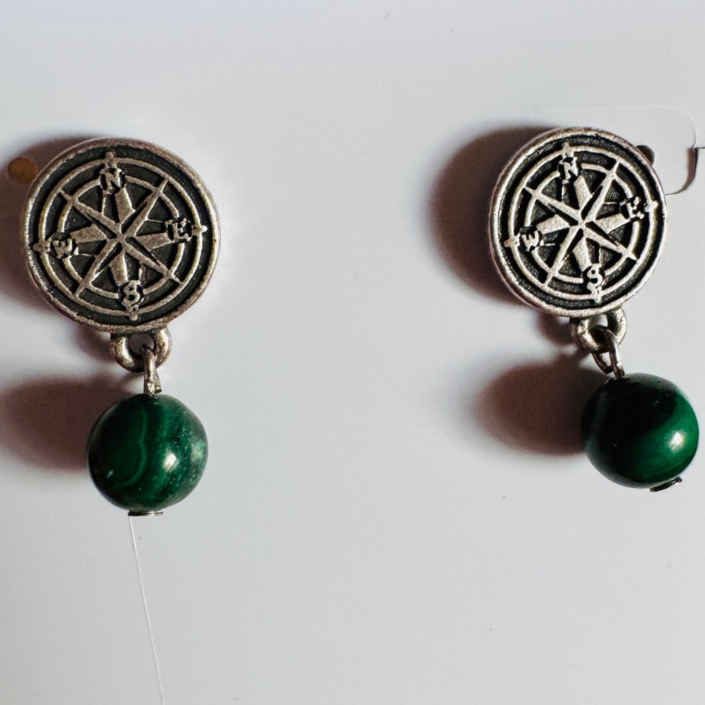 Alex and Ani stone Earrings